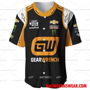 Kurt Busch Nascar Racing 2022 23XI Racing Gearwrench Uniform Apparel Clothes Baseball Jersey Hockey Jersey 1 Nascar store - Loyal fans of Kurt Busch's Men's Baseball Jersey,Women's Baseball Jersey,Kid's Baseball Jersey,Men's Hockey Jerseys,WoMen's Hockey Jerseys,Youth's Hockey Jerseys:vintage nascar racing suit,uniform,apparel,shirts,merch,hoodie,jackets,shorts,sweatshirt,outfits,clothes