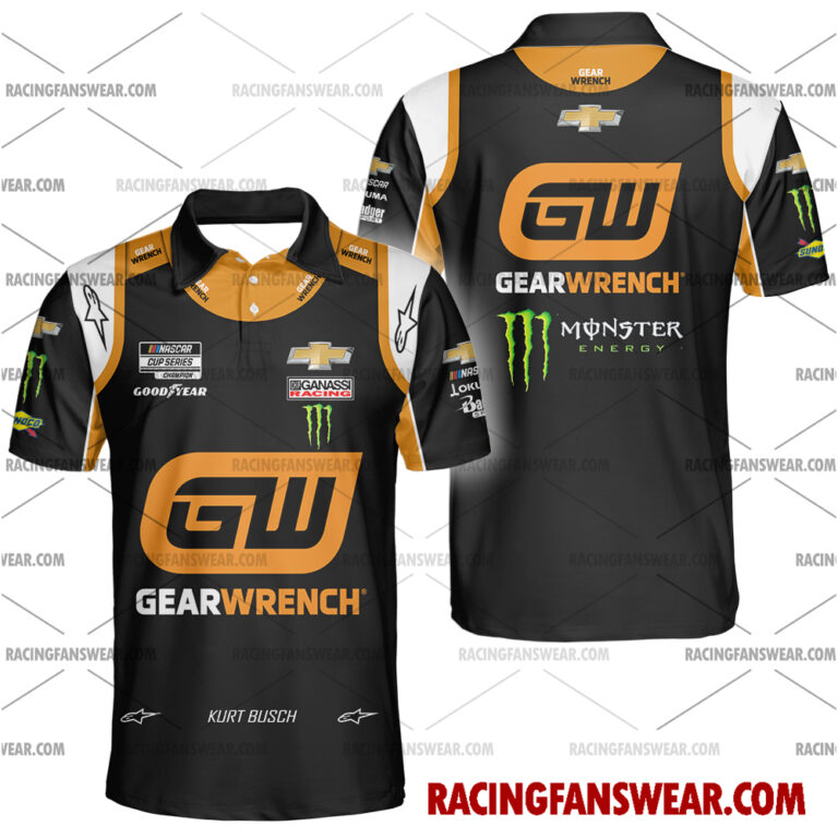 Nascar store - Loyal fans of Kurt Busch's Unisex Hawaiian Shirt,Unisex Polo Shirt,Kid Hawaiian Shirt,Kid Polo Shirt:vintage nascar racing suit,uniform,apparel,shirts,merch,hoodie,jackets,shorts,sweatshirt,outfits,clothes