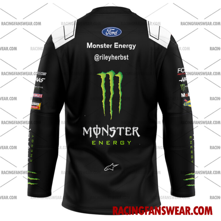 Nascar store - Loyal fans of Riley Herbst's Men's Baseball Jersey,Women's Baseball Jersey,Kid's Baseball Jersey,Men's Hockey Jerseys,WoMen's Hockey Jerseys,Youth's Hockey Jerseys:vintage nascar racing suit,uniform,apparel,shirts,merch,hoodie,jackets,shorts,sweatshirt,outfits,clothes