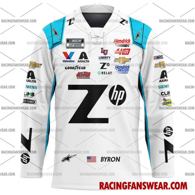 Nascar store - Loyal fans of William Byron's Men's Baseball Jersey,Women's Baseball Jersey,Kid's Baseball Jersey,Men's Hockey Jerseys,WoMen's Hockey Jerseys,Youth's Hockey Jerseys:vintage nascar racing suit,uniform,apparel,shirts,merch,hoodie,jackets,shorts,sweatshirt,outfits,clothes