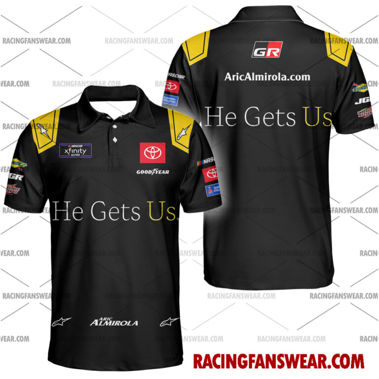 Nascar store - Loyal fans of Aric Almirola's Unisex Hawaiian Shirt,Unisex Polo Shirt,Kid Hawaiian Shirt,Kid Polo Shirt:vintage nascar racing suit,uniform,apparel,shirts,merch,hoodie,jackets,shorts,sweatshirt,outfits,clothes