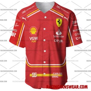 Carlos Sainz Formula One Racing 2024 Uniform Apparel Clothes Baseball Jersey Hockey Jersey 1 Formula One store - Loyal fans of Carlos Sainz's Men's Baseball Jersey,Women's Baseball Jersey,Kid's Baseball Jersey,Men's Hockey Jerseys,WoMen's Hockey Jerseys,Youth's Hockey Jerseys:vintage formula one racing suit,uniform,apparel,shirts,merch,hoodie,jackets,shorts,sweatshirt,outfits,clothes