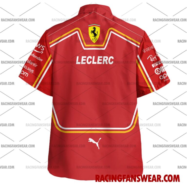 Formula One store - Loyal fans of Charles Leclerc's Unisex Hawaiian Shirt,Unisex Polo Shirt,Kid Hawaiian Shirt,Kid Polo Shirt:vintage formula one racing suit,uniform,apparel,shirts,merch,hoodie,jackets,shorts,sweatshirt,outfits,clothes