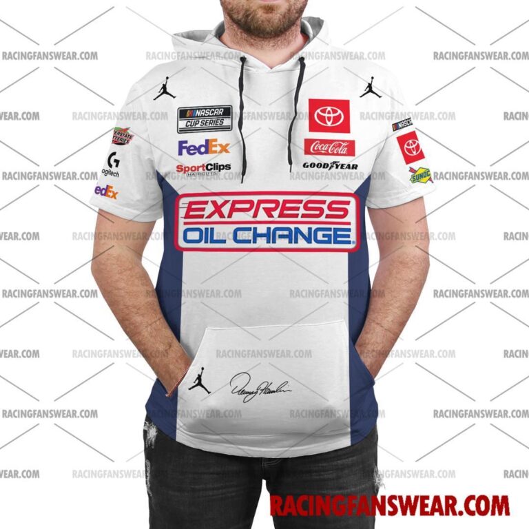 Nascar store - Loyal fans of Denny Hamlin's Bomber Jacket,Unisex Thick Coat,Unisex Sleeveless Hoodie,Unisex Hooded T-Shirt,Kid Sleeveless Hoodie,Kid Hooded T-Shirts,Kid Thick Coat:vintage nascar racing suit,uniform,apparel,shirts,merch,hoodie,jackets,shorts,sweatshirt,outfits,clothes