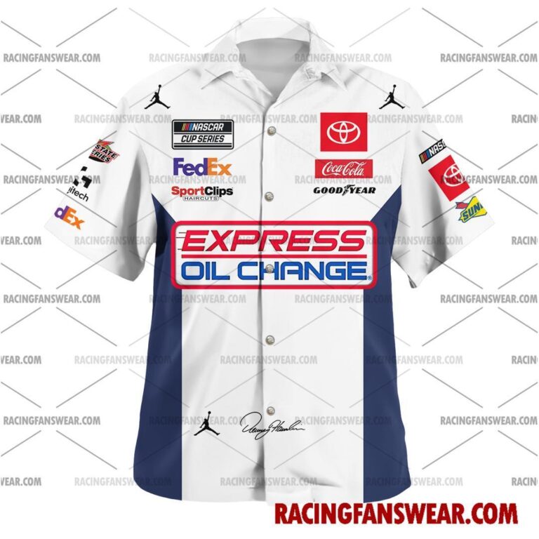 Nascar store - Loyal fans of Denny Hamlin's Unisex Hawaiian Shirt,Unisex Polo Shirt,Kid Hawaiian Shirt,Kid Polo Shirt:vintage nascar racing suit,uniform,apparel,shirts,merch,hoodie,jackets,shorts,sweatshirt,outfits,clothes