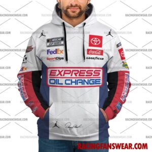 Denny Hamlin Nascar Racing 2024 23XI Racing Express Oil Change Uniform Apparel Clothes Sweatshirt Zip Pop Top Hoodie T-Shirt Long Pant 1 Nascar store - Loyal fans of Denny Hamlin's Unisex Hoodie,Unisex Pop Top Hoodie,Unisex Zip Hoodie,Unisex T-Shirt,Unisex Sweatshirt,Unisex Long Pants,Kid Hoodie,Kid Zip Hoodie,Kid T-Shirt,Kid Sweatshirt,Kid Long Pants:vintage nascar racing suit,uniform,apparel,shirts,merch,hoodie,jackets,shorts,sweatshirt,outfits,clothes