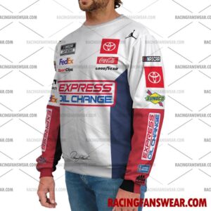 Denny Hamlin Nascar Racing 2024 23XI Racing Express Oil Change Uniform Apparel Clothes Sweatshirt Zip Pop Top Hoodie T-Shirt Long Pant 12 Nascar store - Loyal fans of Denny Hamlin's Unisex Hoodie,Unisex Pop Top Hoodie,Unisex Zip Hoodie,Unisex T-Shirt,Unisex Sweatshirt,Unisex Long Pants,Kid Hoodie,Kid Zip Hoodie,Kid T-Shirt,Kid Sweatshirt,Kid Long Pants:vintage nascar racing suit,uniform,apparel,shirts,merch,hoodie,jackets,shorts,sweatshirt,outfits,clothes