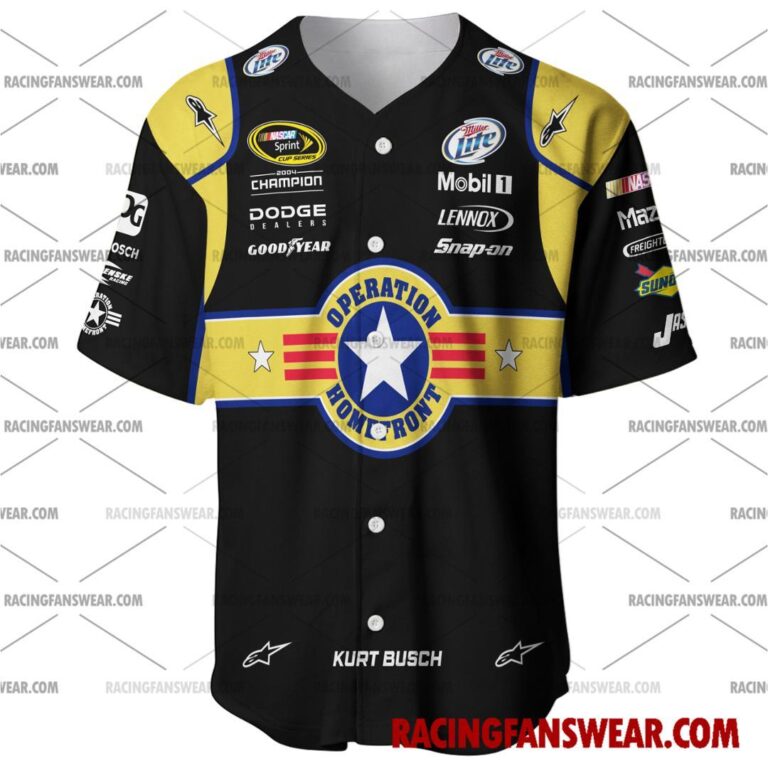 Nascar store - Loyal fans of Kurt Busch's Men's Baseball Jersey,Women's Baseball Jersey,Kid's Baseball Jersey,Men's Hockey Jerseys,WoMen's Hockey Jerseys,Youth's Hockey Jerseys:vintage nascar racing suit,uniform,apparel,shirts,merch,hoodie,jackets,shorts,sweatshirt,outfits,clothes