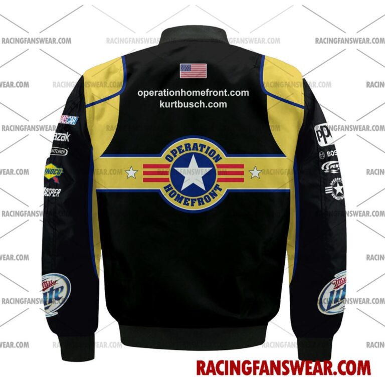 Nascar store - Loyal fans of Kurt Busch's Bomber Jacket,Unisex Thick Coat,Unisex Sleeveless Hoodie,Unisex Hooded T-Shirt,Kid Sleeveless Hoodie,Kid Hooded T-Shirts,Kid Thick Coat:vintage nascar racing suit,uniform,apparel,shirts,merch,hoodie,jackets,shorts,sweatshirt,outfits,clothes