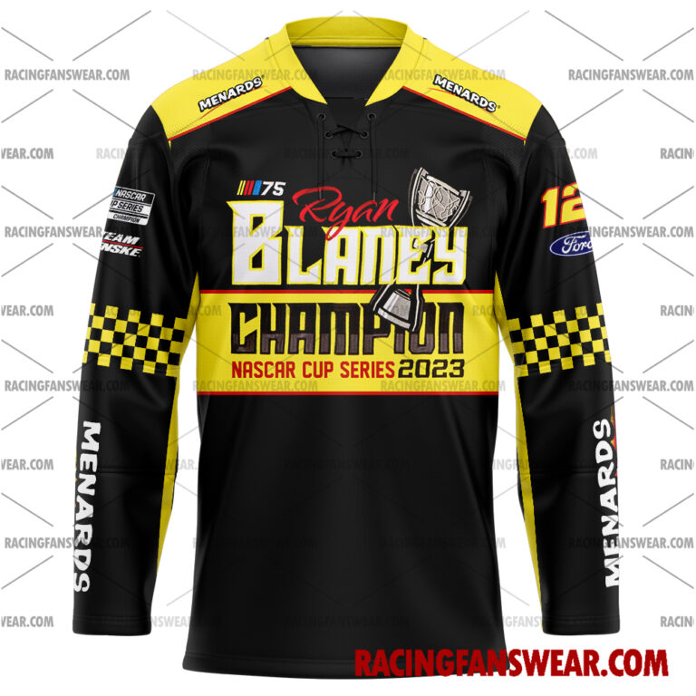 Nascar store - Loyal fans of Ryan Blaney's Men's Baseball Jersey,Women's Baseball Jersey,Kid's Baseball Jersey,Men's Hockey Jerseys,WoMen's Hockey Jerseys,Youth's Hockey Jerseys:vintage nascar racing suit,uniform,apparel,shirts,merch,hoodie,jackets,shorts,sweatshirt,outfits,clothes