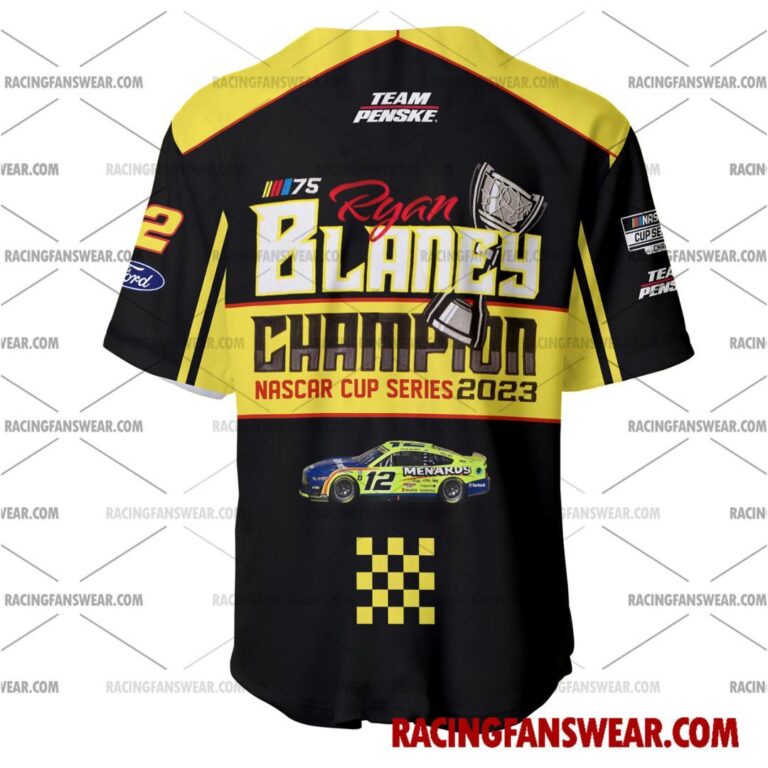 Nascar store - Loyal fans of Ryan Blaney's Men's Baseball Jersey,Women's Baseball Jersey,Kid's Baseball Jersey,Men's Hockey Jerseys,WoMen's Hockey Jerseys,Youth's Hockey Jerseys:vintage nascar racing suit,uniform,apparel,shirts,merch,hoodie,jackets,shorts,sweatshirt,outfits,clothes