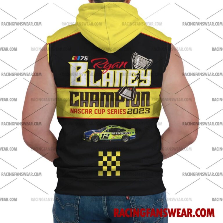 Nascar store - Loyal fans of Ryan Blaney's Bomber Jacket,Unisex Thick Coat,Unisex Sleeveless Hoodie,Unisex Hooded T-Shirt,Kid Sleeveless Hoodie,Kid Hooded T-Shirts,Kid Thick Coat:vintage nascar racing suit,uniform,apparel,shirts,merch,hoodie,jackets,shorts,sweatshirt,outfits,clothes