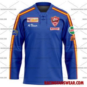 IndyCar store - Loyal fans of Al Unser's Men's Baseball Jersey,Women's Baseball Jersey,Kid's Baseball Jersey,Men's Hockey Jerseys,WoMen's Hockey Jerseys,Youth's Hockey Jerseys:Vintage indycar racing suit,uniform,apparel,shirts,merch,merchandise,jersey,hoodie,jackets,shorts,sweatshirt,outfits,clothes