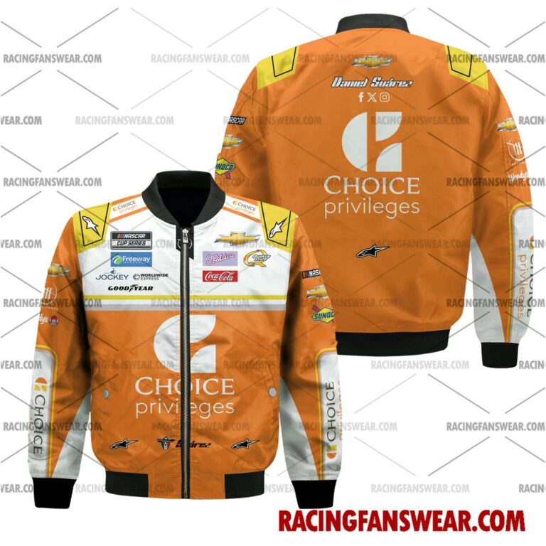 Nascar store - Loyal fans of Daniel Suárez's Bomber Jacket,Unisex Thick Coat,Unisex Sleeveless Hoodie,Unisex Hooded T-Shirt,Kid Sleeveless Hoodie,Kid Hooded T-Shirts,Kid Thick Coat:vintage nascar racing suit,uniform,apparel,shirts,merch,hoodie,jackets,shorts,sweatshirt,outfits,clothes