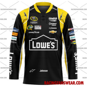 Nascar store - Loyal fans of Jimmie Johnson's Men's Baseball Jersey,Women's Baseball Jersey,Kid's Baseball Jersey,Men's Hockey Jerseys,WoMen's Hockey Jerseys,Youth's Hockey Jerseys:vintage nascar racing suit,uniform,apparel,shirts,merch,merchandise,jersey,hoodie,jackets,shorts,sweatshirt,outfits,clothes