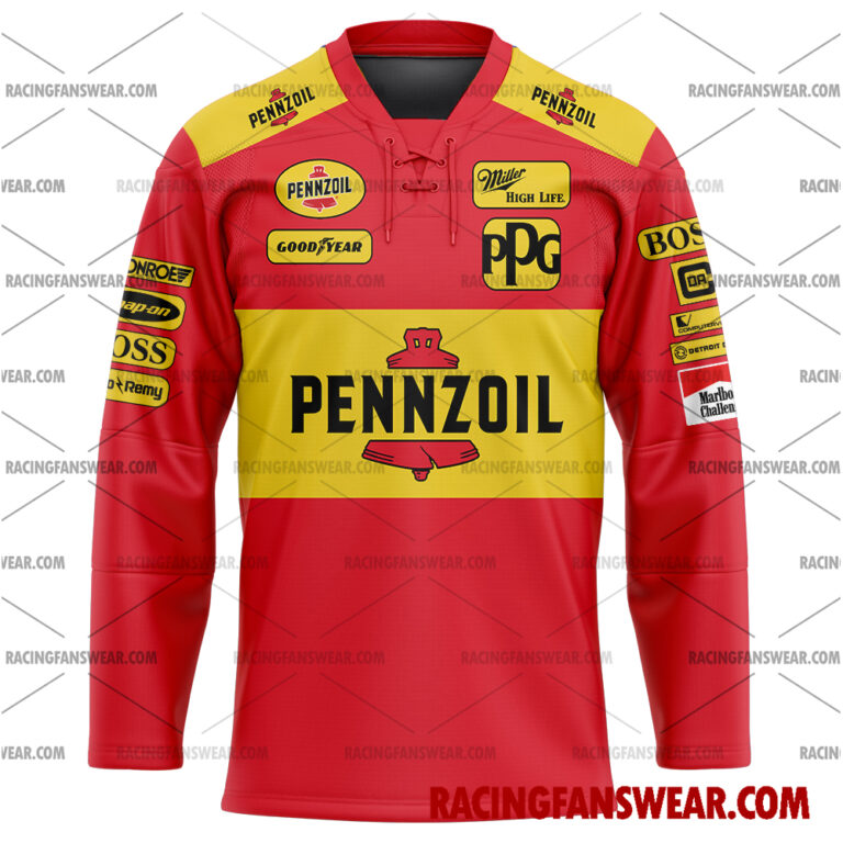 IndyCar store - Loyal fans of Rick Mears's Men's Baseball Jersey,Women's Baseball Jersey,Kid's Baseball Jersey,Men's Hockey Jerseys,WoMen's Hockey Jerseys,Youth's Hockey Jerseys:Vintage indycar racing suit,uniform,apparel,shirts,merch,merchandise,jersey,hoodie,jackets,shorts,sweatshirt,outfits,clothes