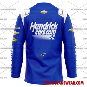 Nascar store - Loyal fans of Alex Bowman's Men's Baseball Jersey,Women's Baseball Jersey,Kid's Baseball Jersey,Men's Hockey Jerseys,WoMen's Hockey Jerseys,Youth's Hockey Jerseys:vintage nascar racing suit,uniform,apparel,shirts,merch,merchandise,jersey,hoodie,jackets,shorts,sweatshirt,outfits,clothes