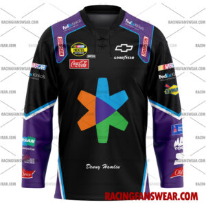 Denny Hamlin Nascar Racing 2013 Uniform Apparel Clothes Baseball Jersey Hockey Jersey 3 Nascar store - Loyal fans of Denny Hamlin's Men's Baseball Jersey,Women's Baseball Jersey,Kid's Baseball Jersey,Men's Hockey Jerseys,WoMen's Hockey Jerseys,Youth's Hockey Jerseys:vintage nascar racing suit,uniform,apparel,shirts,merch,merchandise,jersey,hoodie,jackets,shorts,sweatshirt,outfits,clothes