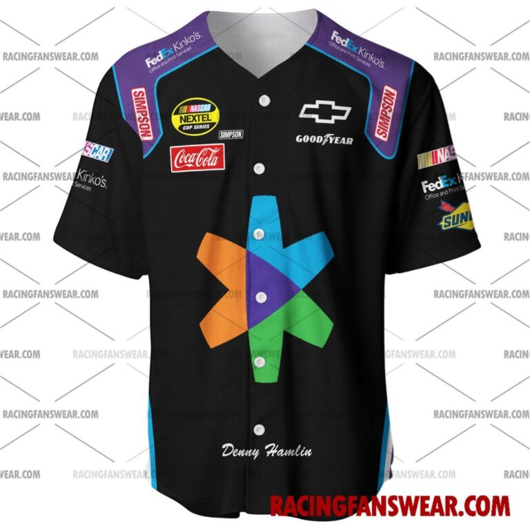 Nascar store - Loyal fans of Denny Hamlin's Men's Baseball Jersey,Women's Baseball Jersey,Kid's Baseball Jersey,Men's Hockey Jerseys,WoMen's Hockey Jerseys,Youth's Hockey Jerseys:vintage nascar racing suit,uniform,apparel,shirts,merch,merchandise,jersey,hoodie,jackets,shorts,sweatshirt,outfits,clothes