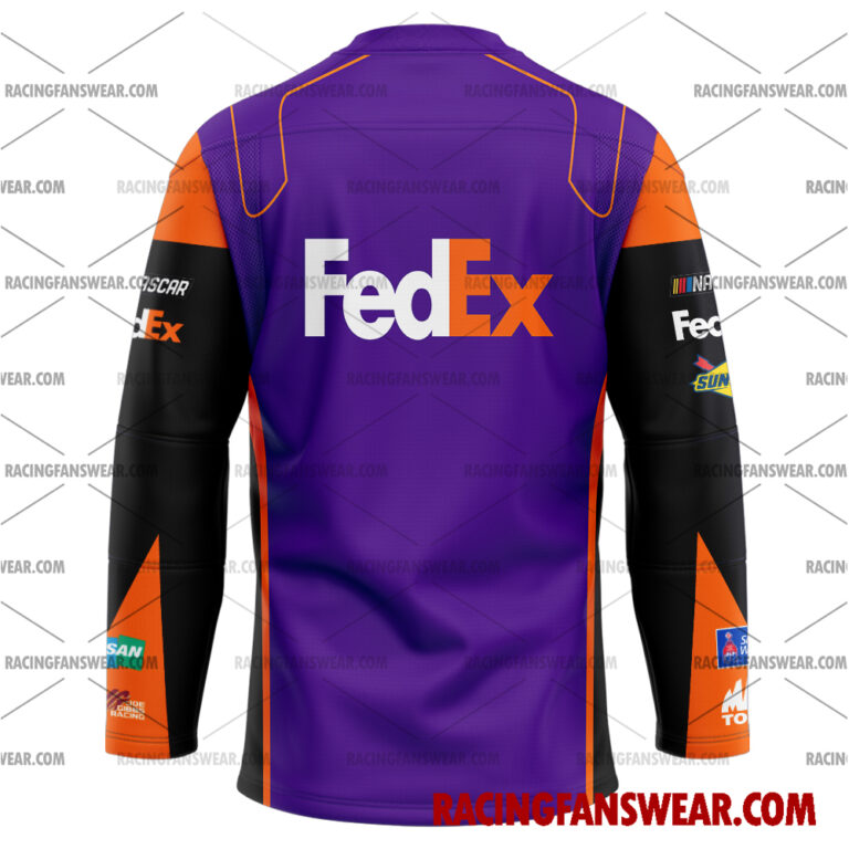 Nascar store - Loyal fans of Denny Hamlin's Men's Baseball Jersey,Women's Baseball Jersey,Kid's Baseball Jersey,Men's Hockey Jerseys,WoMen's Hockey Jerseys,Youth's Hockey Jerseys:vintage nascar racing suit,uniform,apparel,shirts,merch,merchandise,jersey,hoodie,jackets,shorts,sweatshirt,outfits,clothes