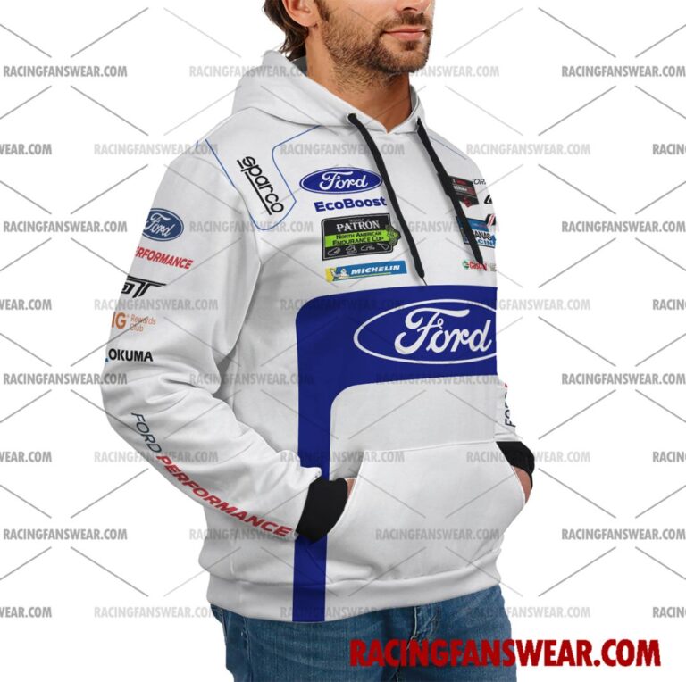 Ford GT IMSA Racing 2017 Uniform Apparel Clothes Sweatshirt Zip Pop Top Hoodie T-Shirt Long Pant Suit for daily life, Fabric: 95% polyester and 5% spandex, Regular fit, Stitch Color: automatically matched based on patterns