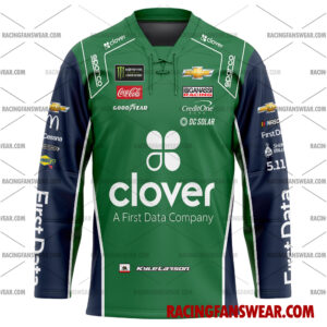 Kyle Larson Nascar Racing 2018 Uniform Apparel Clothes Baseball Jersey Hockey Jersey 3 Nascar store - Loyal fans of Kyle Larson's Men's Baseball Jersey,Women's Baseball Jersey,Kid's Baseball Jersey,Men's Hockey Jerseys,WoMen's Hockey Jerseys,Youth's Hockey Jerseys:vintage nascar racing suit,uniform,apparel,shirts,merch,merchandise,jersey,hoodie,jackets,shorts,sweatshirt,outfits,clothes