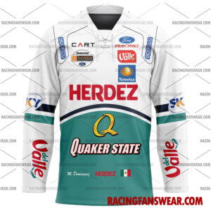 Mario Domínguez IndyCar Racing 2003 Uniform Apparel Clothes Baseball Jersey Hockey Jersey 3 IndyCar store - Loyal fans of Mario Domínguez's Men's Baseball Jersey,Women's Baseball Jersey,Kid's Baseball Jersey,Men's Hockey Jerseys,WoMen's Hockey Jerseys,Youth's Hockey Jerseys:Vintage indycar racing suit,uniform,apparel,shirts,merch,merchandise,jersey,hoodie,jackets,shorts,sweatshirt,outfits,clothes