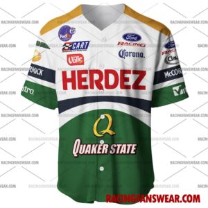 Mario Domínguez IndyCar Racing 2003 Uniform Apparel Clothes Baseball Jersey Hockey Jersey 1 IndyCar store - Loyal fans of Mario Domínguez's Men's Baseball Jersey,Women's Baseball Jersey,Kid's Baseball Jersey,Men's Hockey Jerseys,WoMen's Hockey Jerseys,Youth's Hockey Jerseys:Vintage indycar racing suit,uniform,apparel,shirts,merch,merchandise,jersey,hoodie,jackets,shorts,sweatshirt,outfits,clothes