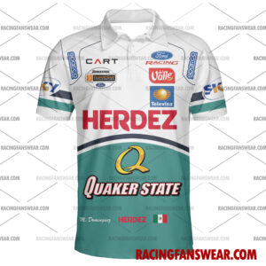 Mario Domínguez IndyCar Racing 2003 Uniform Apparel Clothes Hawaiian Polo Shirts 4 IndyCar store - Loyal fans of Mario Domínguez's Unisex Hawaiian Shirt,Unisex Polo Shirt,Kid Hawaiian Shirt,Kid Polo Shirt:Vintage indycar racing suit,uniform,apparel,shirts,merch,merchandise,jersey,hoodie,jackets,shorts,sweatshirt,outfits,clothes
