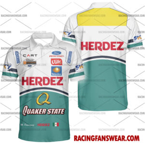Mario Domínguez IndyCar Racing 2003 Uniform Apparel Clothes Hawaiian Polo Shirts 3 IndyCar store - Loyal fans of Mario Domínguez's Unisex Hawaiian Shirt,Unisex Polo Shirt,Kid Hawaiian Shirt,Kid Polo Shirt:Vintage indycar racing suit,uniform,apparel,shirts,merch,merchandise,jersey,hoodie,jackets,shorts,sweatshirt,outfits,clothes