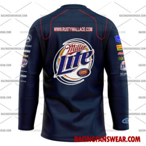 Rusty Wallace Nascar Racing 2003 Uniform Apparel Clothes Baseball Jersey Hockey Jersey 4 Nascar store - Loyal fans of Rusty Wallace's Men's Baseball Jersey,Women's Baseball Jersey,Kid's Baseball Jersey,Men's Hockey Jerseys,WoMen's Hockey Jerseys,Youth's Hockey Jerseys:vintage nascar racing suit,uniform,apparel,shirts,merch,merchandise,jersey,hoodie,jackets,shorts,sweatshirt,outfits,clothes