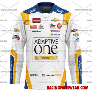 Christian Eckes Nascar Racing 2024 Uniform Apparel Clothes Baseball Jersey Hockey Jersey 3 Nascar store - Loyal fans of Christian Eckes's Men's Baseball Jersey,Women's Baseball Jersey,Kid's Baseball Jersey,Men's Hockey Jerseys,WoMen's Hockey Jerseys,Youth's Hockey Jerseys:vintage nascar racing suit,uniform,apparel,shirts,merch,merchandise,jersey,hoodie,jackets,shorts,sweatshirt,outfits,clothes