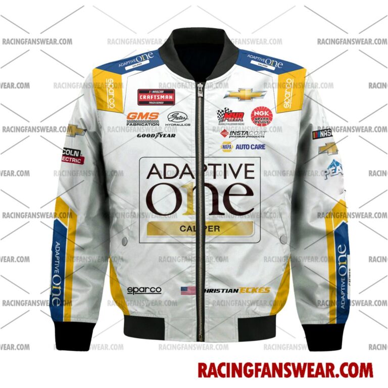 Nascar store - Loyal fans of Christian Eckes's Bomber Jacket,Unisex Thick Coat,Unisex Sleeveless Hoodie,Unisex Hooded T-Shirt,Kid Sleeveless Hoodie,Kid Hooded T-Shirts,Kid Thick Coat:vintage nascar racing suit,uniform,apparel,shirts,merch,merchandise,jersey,hoodie,jackets,shorts,sweatshirt,outfits,clothes