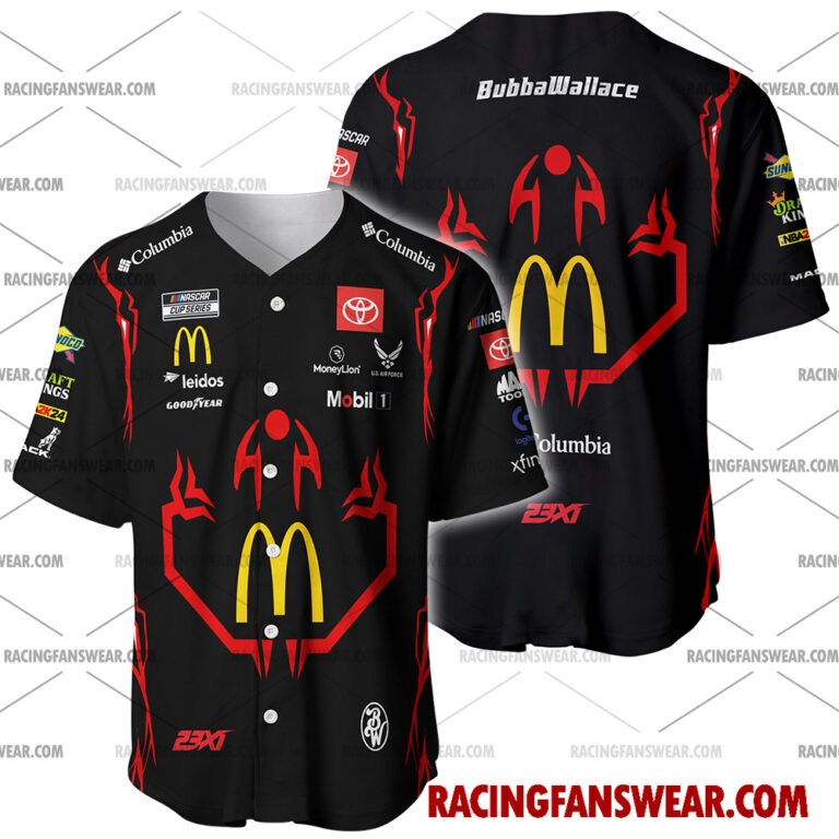 Nascar store - Loyal fans of Bubba Wallace's Men's Baseball Jersey,Women's Baseball Jersey,Kid's Baseball Jersey,Men's Hockey Jerseys,WoMen's Hockey Jerseys,Youth's Hockey Jerseys:vintage nascar racing suit,uniform,apparel,shirts,merch,merchandise,jersey,hoodie,jackets,shorts,sweatshirt,outfits,clothes