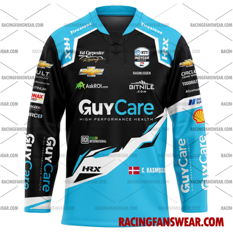 IndyCar store - Loyal fans of Christian Rasmussen's Men's Baseball Jersey,Women's Baseball Jersey,Kid's Baseball Jersey,Men's Hockey Jerseys,WoMen's Hockey Jerseys,Youth's Hockey Jerseys:Vintage indycar racing suit,uniform,apparel,shirts,merch,merchandise,jersey,hoodie,jackets,shorts,sweatshirt,outfits,clothes