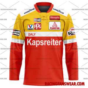 Derek Daly IndyCar Racing 1985 Uniform Apparel Clothes Baseball Jersey Hockey Jersey 3 IndyCar store - Loyal fans of Derek Daly's Men's Baseball Jersey,Women's Baseball Jersey,Kid's Baseball Jersey,Men's Hockey Jerseys,WoMen's Hockey Jerseys,Youth's Hockey Jerseys:Vintage indycar racing suit,uniform,apparel,shirts,merch,merchandise,jersey,hoodie,jackets,shorts,sweatshirt,outfits,clothes