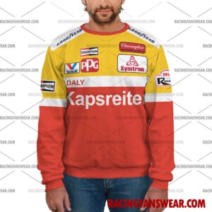 Derek Daly IndyCar Racing 1985 Uniform Apparel Clothes Sweatshirt Zip Pop Top Hoodie T-Shirt Long Pant 7 IndyCar store - Loyal fans of Derek Daly's Unisex Hoodie,Unisex Pop Top Hoodie,Unisex Zip Hoodie,Unisex T-Shirt,Unisex Sweatshirt,Unisex Long Pants,Kid Hoodie,Kid Zip Hoodie,Kid T-Shirt,Kid Sweatshirt,Kid Long Pants:Vintage indycar racing suit,uniform,apparel,shirts,merch,merchandise,jersey,hoodie,jackets,shorts,sweatshirt,outfits,clothes