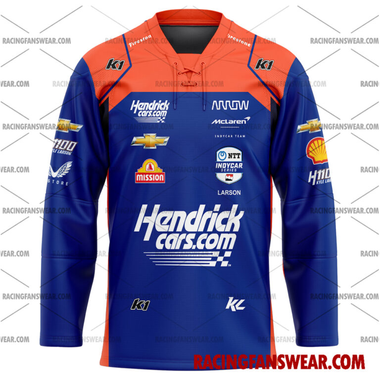 IndyCar store - Loyal fans of Kyle Larson's Men's Baseball Jersey,Women's Baseball Jersey,Kid's Baseball Jersey,Men's Hockey Jerseys,WoMen's Hockey Jerseys,Youth's Hockey Jerseys:Vintage indycar racing suit,uniform,apparel,shirts,merch,merchandise,jersey,hoodie,jackets,shorts,sweatshirt,outfits,clothes