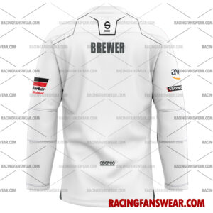 Lindsay Brewer IndyCar Racing 2022 Uniform Apparel Clothes Baseball Jersey Hockey Jersey 4 IndyCar store - Loyal fans of Lindsay Brewer's Men's Baseball Jersey,Women's Baseball Jersey,Kid's Baseball Jersey,Men's Hockey Jerseys,WoMen's Hockey Jerseys,Youth's Hockey Jerseys:Vintage indycar racing suit,uniform,apparel,shirts,merch,merchandise,jersey,hoodie,jackets,shorts,sweatshirt,outfits,clothes