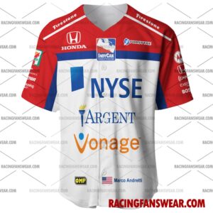 Marco Andretti IndyCar Racing 2007 Uniform Apparel Clothes Baseball Jersey Hockey Jersey 1 IndyCar store - Loyal fans of Marco Andretti's Men's Baseball Jersey,Women's Baseball Jersey,Kid's Baseball Jersey,Men's Hockey Jerseys,WoMen's Hockey Jerseys,Youth's Hockey Jerseys:Vintage indycar racing suit,uniform,apparel,shirts,merch,merchandise,jersey,hoodie,jackets,shorts,sweatshirt,outfits,clothes