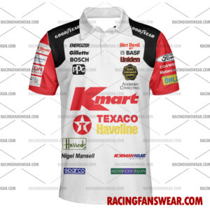 Nigel Mansell IndyCar Racing 1993 Uniform Apparel Clothes Hawaiian Polo Shirts 4 IndyCar store - Loyal fans of Nigel Mansell's Unisex Hawaiian Shirt,Unisex Polo Shirt,Kid Hawaiian Shirt,Kid Polo Shirt:Vintage indycar racing suit,uniform,apparel,shirts,merch,merchandise,jersey,hoodie,jackets,shorts,sweatshirt,outfits,clothes