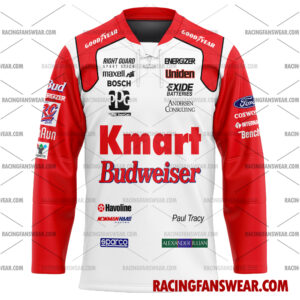 Paul Tracy IndyCar Racing 1995 Uniform Apparel Clothes Baseball Jersey Hockey Jersey 3 IndyCar store - Loyal fans of Paul Tracy's Men's Baseball Jersey,Women's Baseball Jersey,Kid's Baseball Jersey,Men's Hockey Jerseys,WoMen's Hockey Jerseys,Youth's Hockey Jerseys:Vintage indycar racing suit,uniform,apparel,shirts,merch,merchandise,jersey,hoodie,jackets,shorts,sweatshirt,outfits,clothes