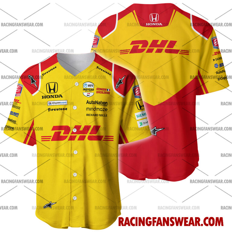 IndyCar store - Loyal fans of Romain Grosjean's Men's Baseball Jersey,Women's Baseball Jersey,Kid's Baseball Jersey,Men's Hockey Jerseys,WoMen's Hockey Jerseys,Youth's Hockey Jerseys:Vintage indycar racing suit,uniform,apparel,shirts,merch,merchandise,jersey,hoodie,jackets,shorts,sweatshirt,outfits,clothes