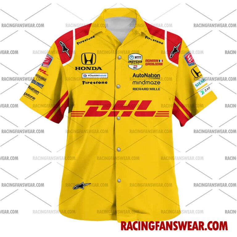 IndyCar store - Loyal fans of Romain Grosjean's Unisex Hawaiian Shirt,Unisex Polo Shirt,Kid Hawaiian Shirt,Kid Polo Shirt:Vintage indycar racing suit,uniform,apparel,shirts,merch,merchandise,jersey,hoodie,jackets,shorts,sweatshirt,outfits,clothes