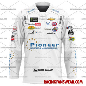 Nascar store - Loyal fans of Bubba Wallace's Men's Baseball Jersey,Women's Baseball Jersey,Kid's Baseball Jersey,Men's Hockey Jerseys,WoMen's Hockey Jerseys,Youth's Hockey Jerseys:vintage nascar racing suit,uniform,apparel,shirts,merch,merchandise,jersey,hoodie,jackets,shorts,sweatshirt,outfits,clothes