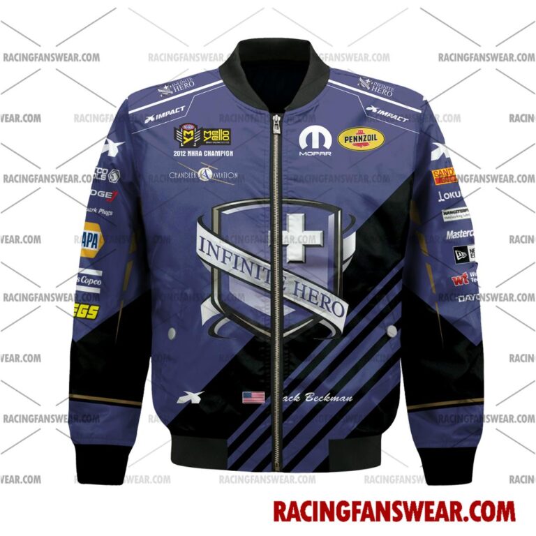 NHRA store - Loyal fans of Jack Beckman's Bomber Jacket,Unisex Thick Coat,Unisex Sleeveless Hoodie,Unisex Hooded T-Shirt,Kid Sleeveless Hoodie,Kid Hooded T-Shirts,Kid Thick Coat:vintage NHRA racing suit,uniform,apparel,shirts,merch,merchandise,jersey,hoodie,jackets,shorts,sweatshirt,outfits,clothes