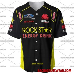 Jerry Toliver NHRA Racing 2007 Uniform Apparel Clothes Baseball Jersey Hockey Jersey 1 NHRA store - Loyal fans of Jerry Toliver's Men's Baseball Jersey,Women's Baseball Jersey,Kid's Baseball Jersey,Men's Hockey Jerseys,WoMen's Hockey Jerseys,Youth's Hockey Jerseys:vintage NHRA racing suit,uniform,apparel,shirts,merch,merchandise,jersey,hoodie,jackets,shorts,sweatshirt,outfits,clothes