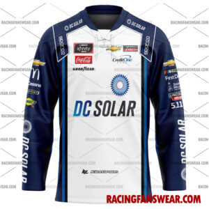 Kyle Larson Nascar Racing 2018 Uniform Apparel Clothes Baseball Jersey Hockey Jersey 3 Nascar store - Loyal fans of Kyle Larson's Men's Baseball Jersey,Women's Baseball Jersey,Kid's Baseball Jersey,Men's Hockey Jerseys,WoMen's Hockey Jerseys,Youth's Hockey Jerseys:vintage nascar racing suit,uniform,apparel,shirts,merch,merchandise,jersey,hoodie,jackets,shorts,sweatshirt,outfits,clothes