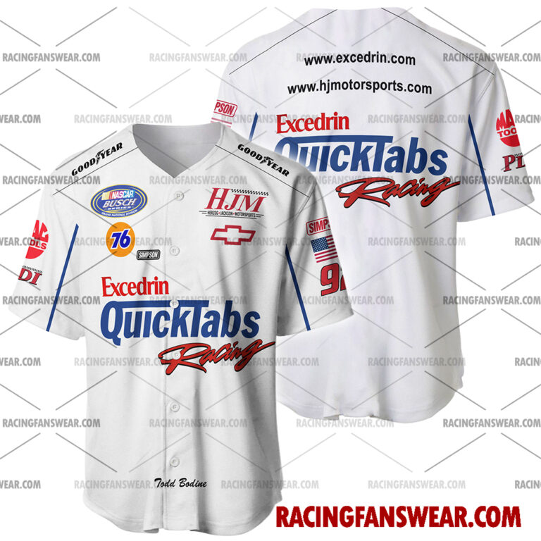 Nascar store - Loyal fans of Todd Bodine's Men's Baseball Jersey,Women's Baseball Jersey,Kid's Baseball Jersey,Men's Hockey Jerseys,WoMen's Hockey Jerseys,Youth's Hockey Jerseys:vintage nascar racing suit,uniform,apparel,shirts,merch,merchandise,jersey,hoodie,jackets,shorts,sweatshirt,outfits,clothes