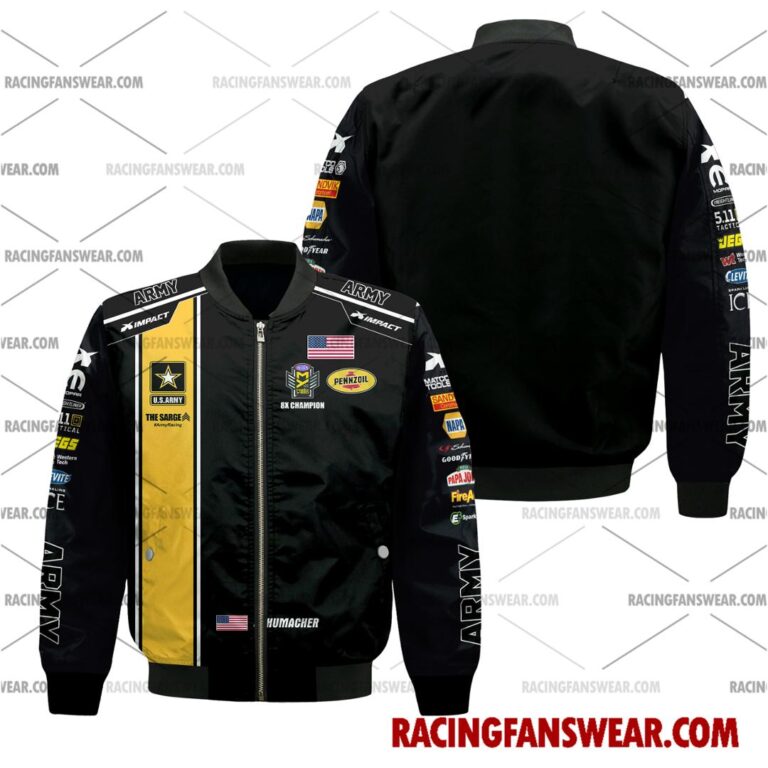 NHRA store - Loyal fans of Tony Schumacher's Bomber Jacket,Unisex Thick Coat,Unisex Sleeveless Hoodie,Unisex Hooded T-Shirt,Kid Sleeveless Hoodie,Kid Hooded T-Shirts,Kid Thick Coat:vintage NHRA racing suit,uniform,apparel,shirts,merch,merchandise,jersey,hoodie,jackets,shorts,sweatshirt,outfits,clothes